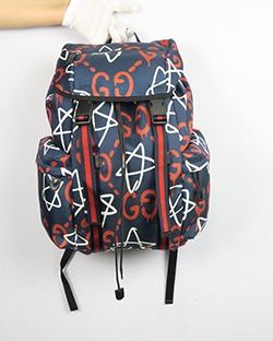 専用　グッチ GUCCI Ghost Drawstring Backpack Gucci Black Calfskin GucciGhost Drawstring Backpack – Modaselle